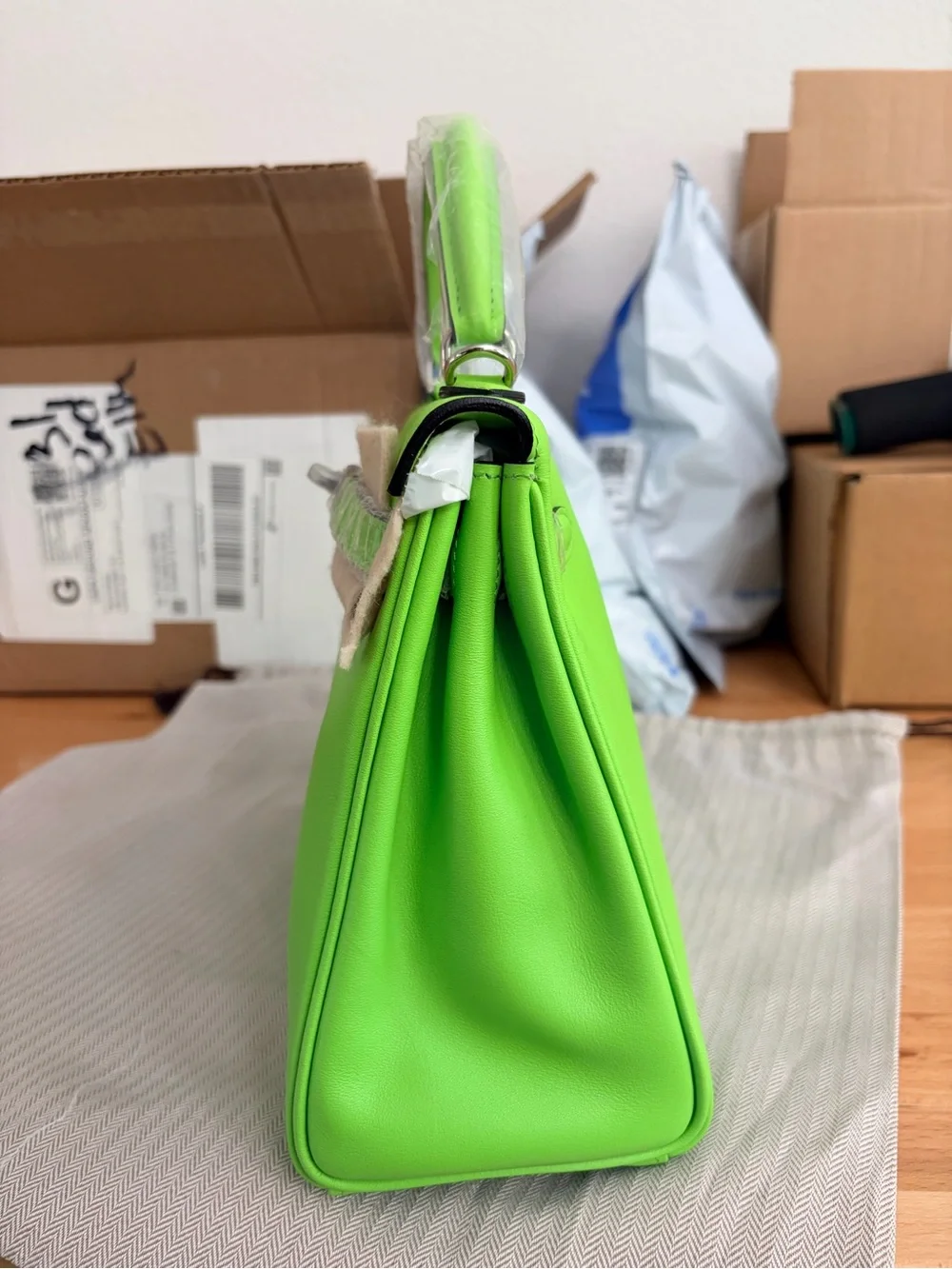 Limited Edition Kiwi Lichen NEON GREEN SWIFT Candy Kelly 25 Retourné PHW